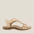 Women's Platform Wedge Velcro Strap Sandals With Large Thick Soles Velcro Buckle