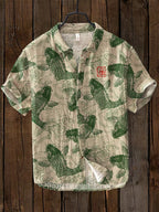 Maqiato | Men's Japanese Print Shirt