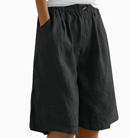 Women's Casual Wide Leg High Waist Shorts