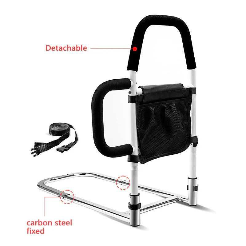 Adjustable Bed Rail with Support Handle
