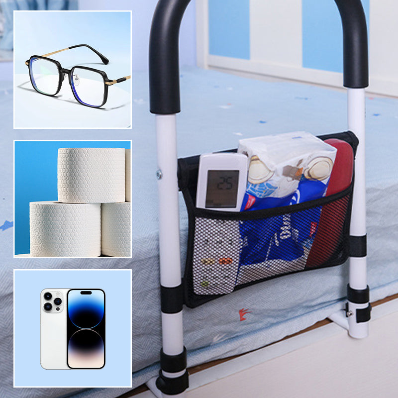 Adjustable Bed Rail with Support Handle