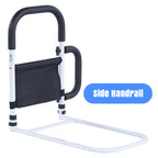 Adjustable Bed Rail with Support Handle