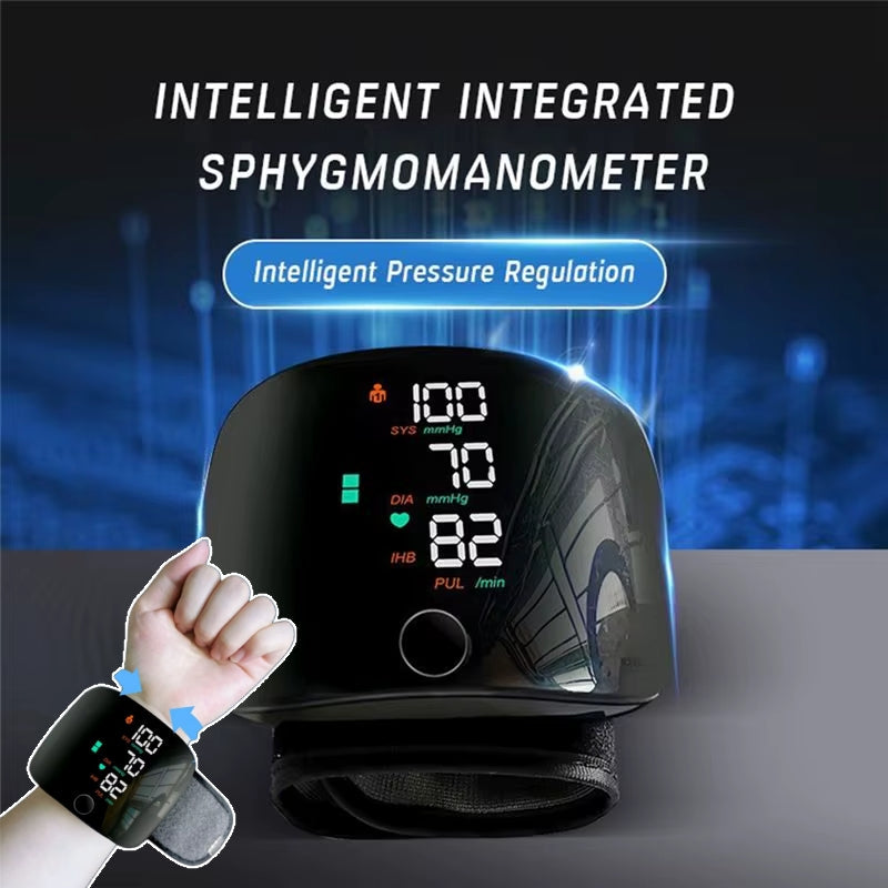 Digital Automatic Wrist Blood Pressure Meter
