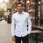 Maqiato | Men's Slim Fit Stretch Shirt