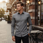 Maqiato | Men's Slim Fit Stretch Shirt