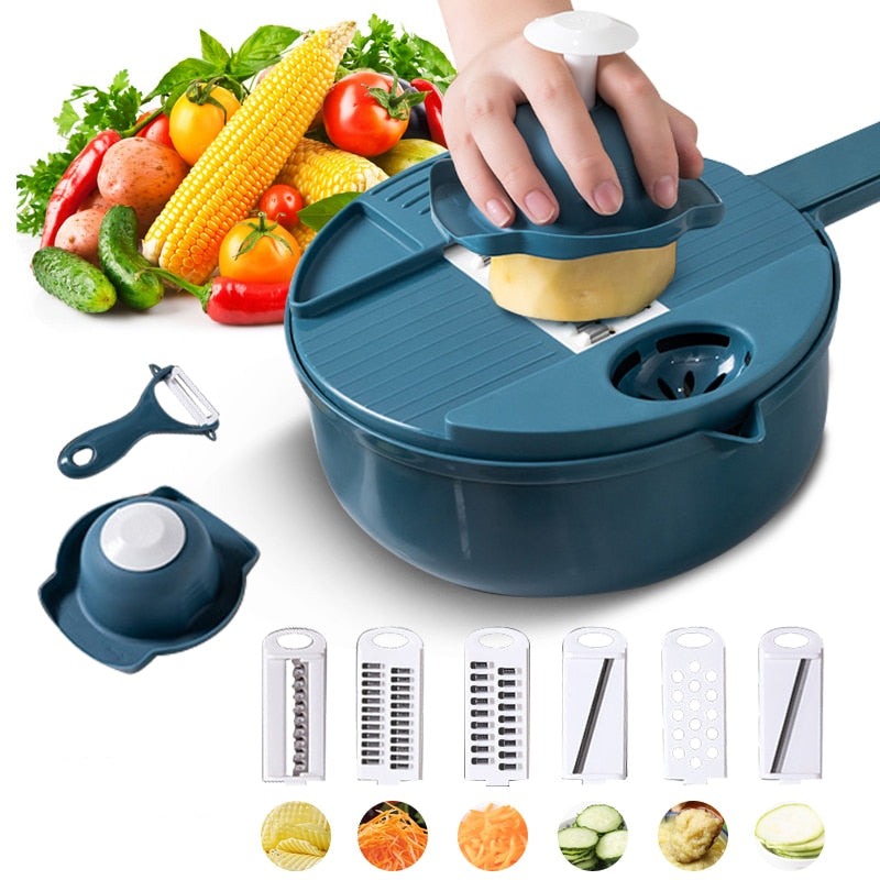 Maqiato | 12-in-1 Vegetable Chopper Set