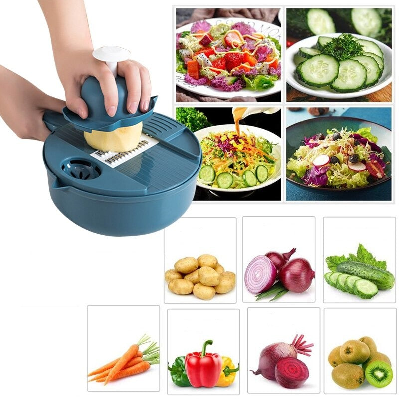 Maqiato | 12-in-1 Vegetable Chopper Set