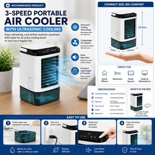Maqiato | 3-Speed Portable Air Conditioner
