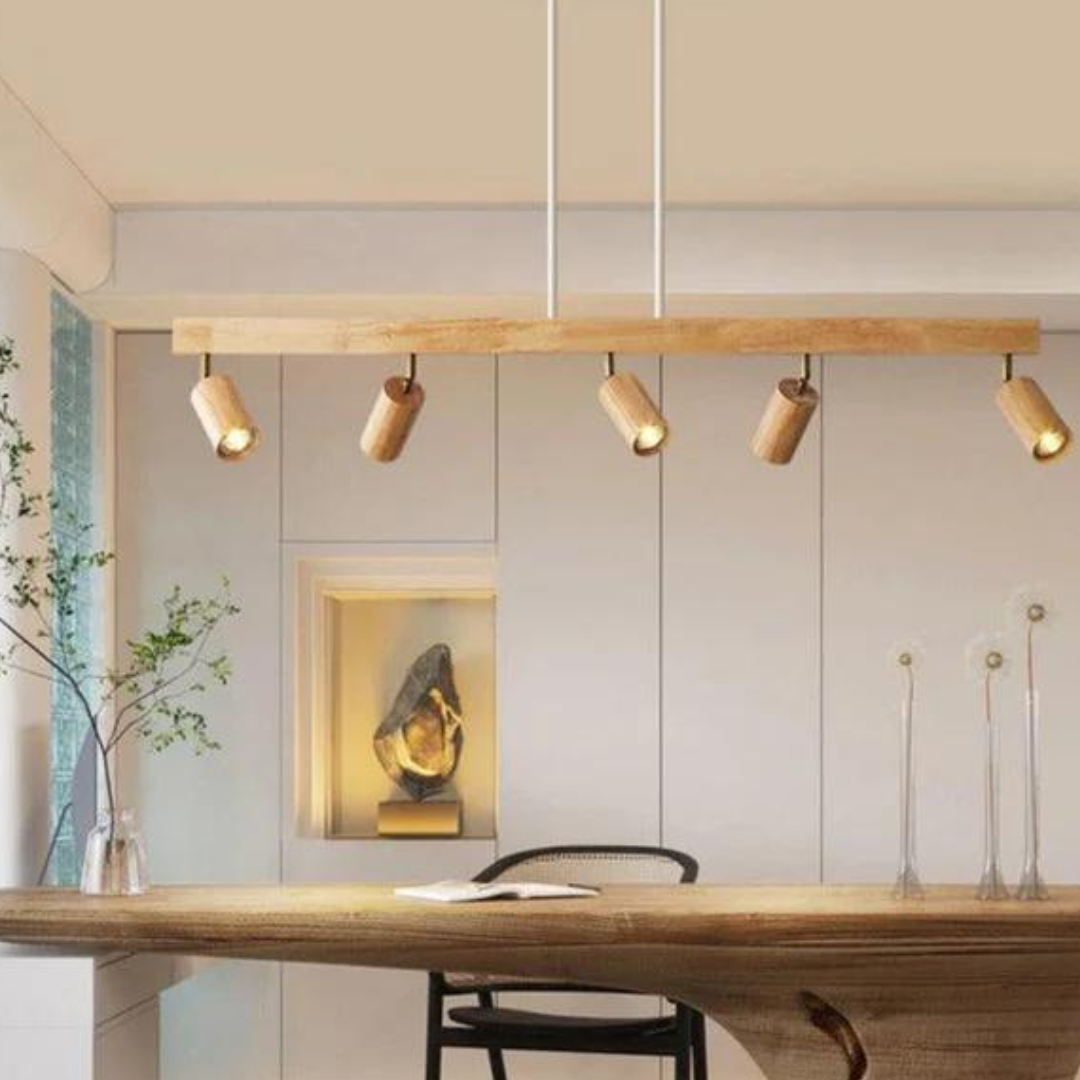 Maqiato | Adjustable Wooden Ceiling Spotlight