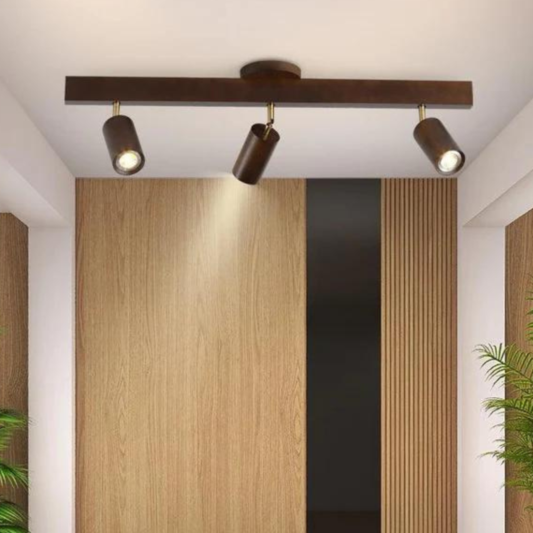 Maqiato | Adjustable Wooden Ceiling Spotlight