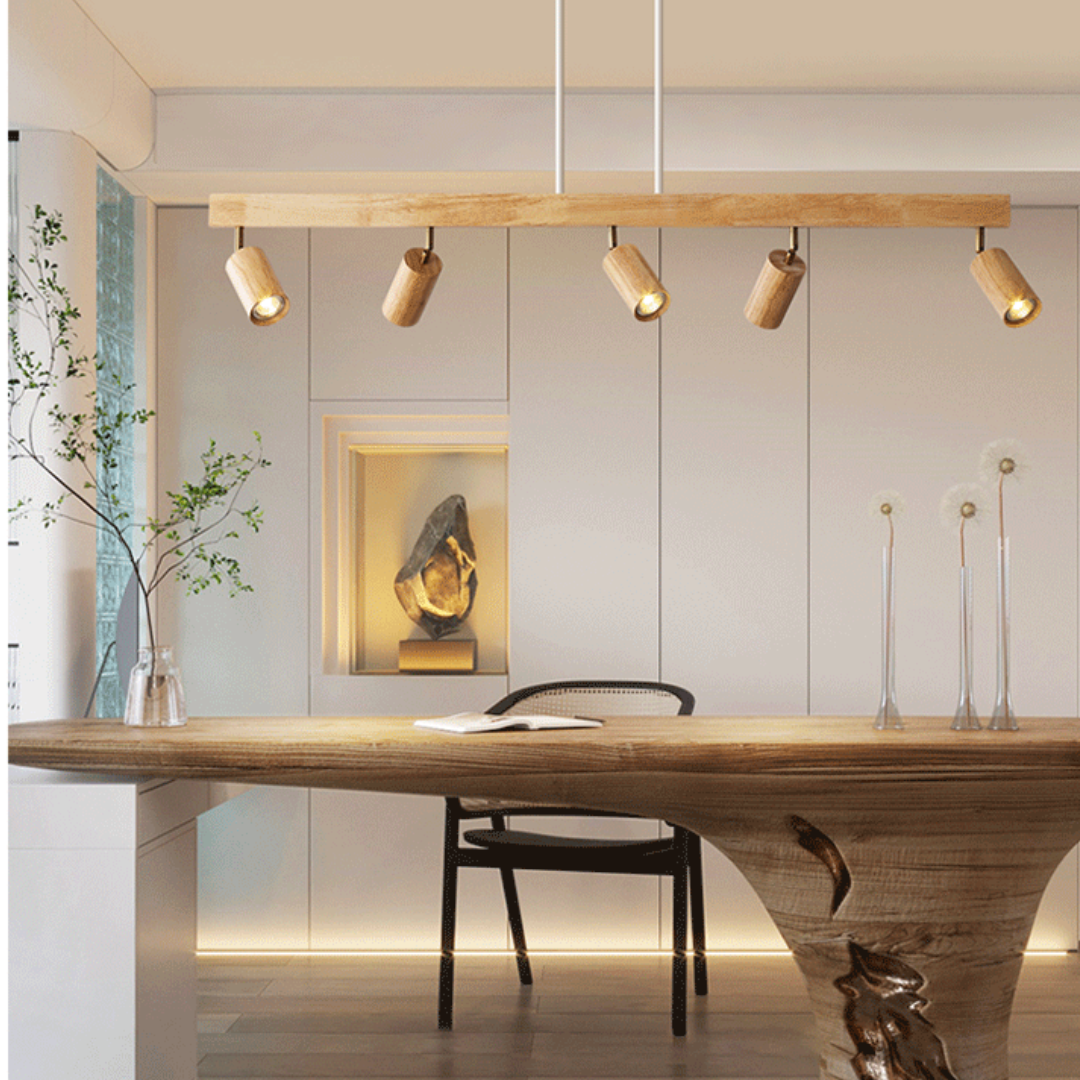 Maqiato | Adjustable Wooden Ceiling Spotlight