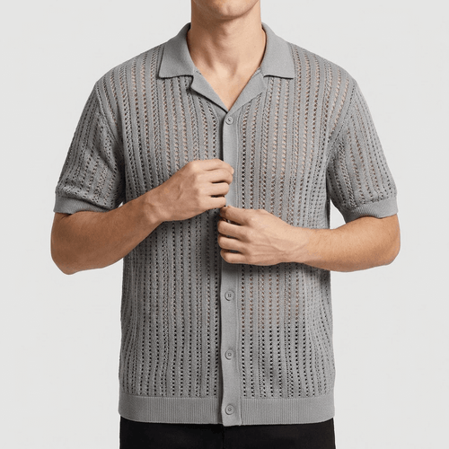 Maqiato | Airy knit shirt