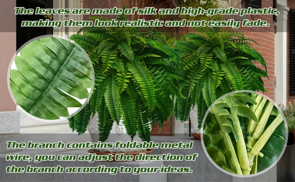 Maqiato | Artificial Boston Fern for Outdoor Decor