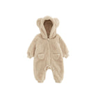 Maqiato | Baby Fleece Romper with Animal Print