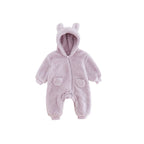 Maqiato | Baby Fleece Romper with Animal Print