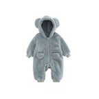 Maqiato | Baby Fleece Romper with Animal Print