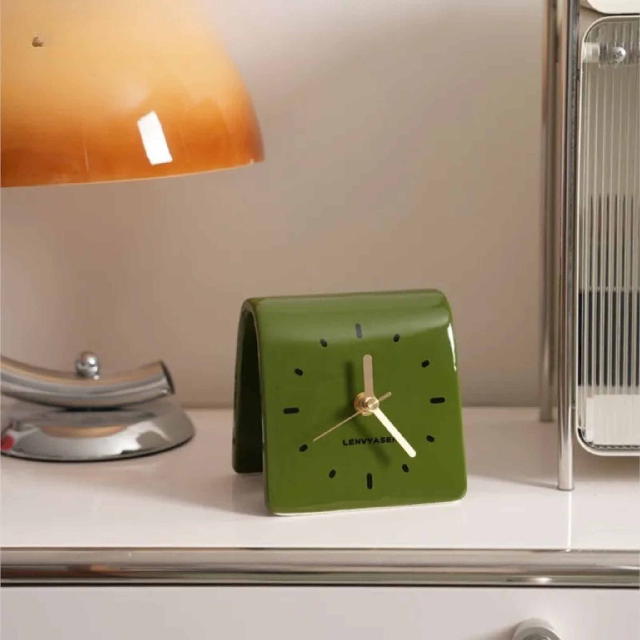 Maqiato | Ceramic Square Desk Clock