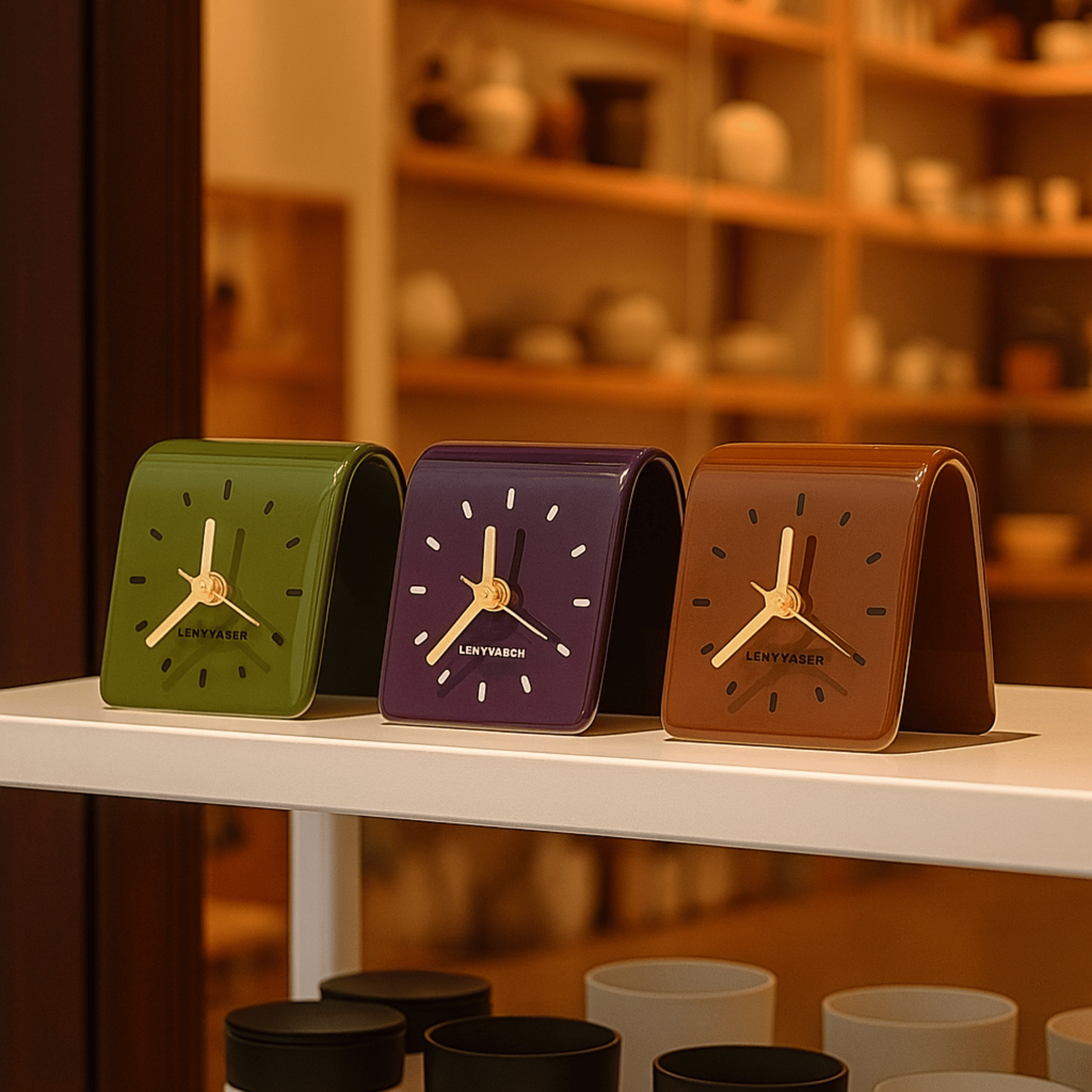Maqiato | Ceramic Square Desk Clock