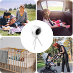 Maqiato | Clip-On Stroller Fan with Night Light