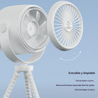 Maqiato | Clip-On Stroller Fan with Night Light