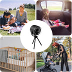 Maqiato | Clip-On Stroller Fan with Night Light