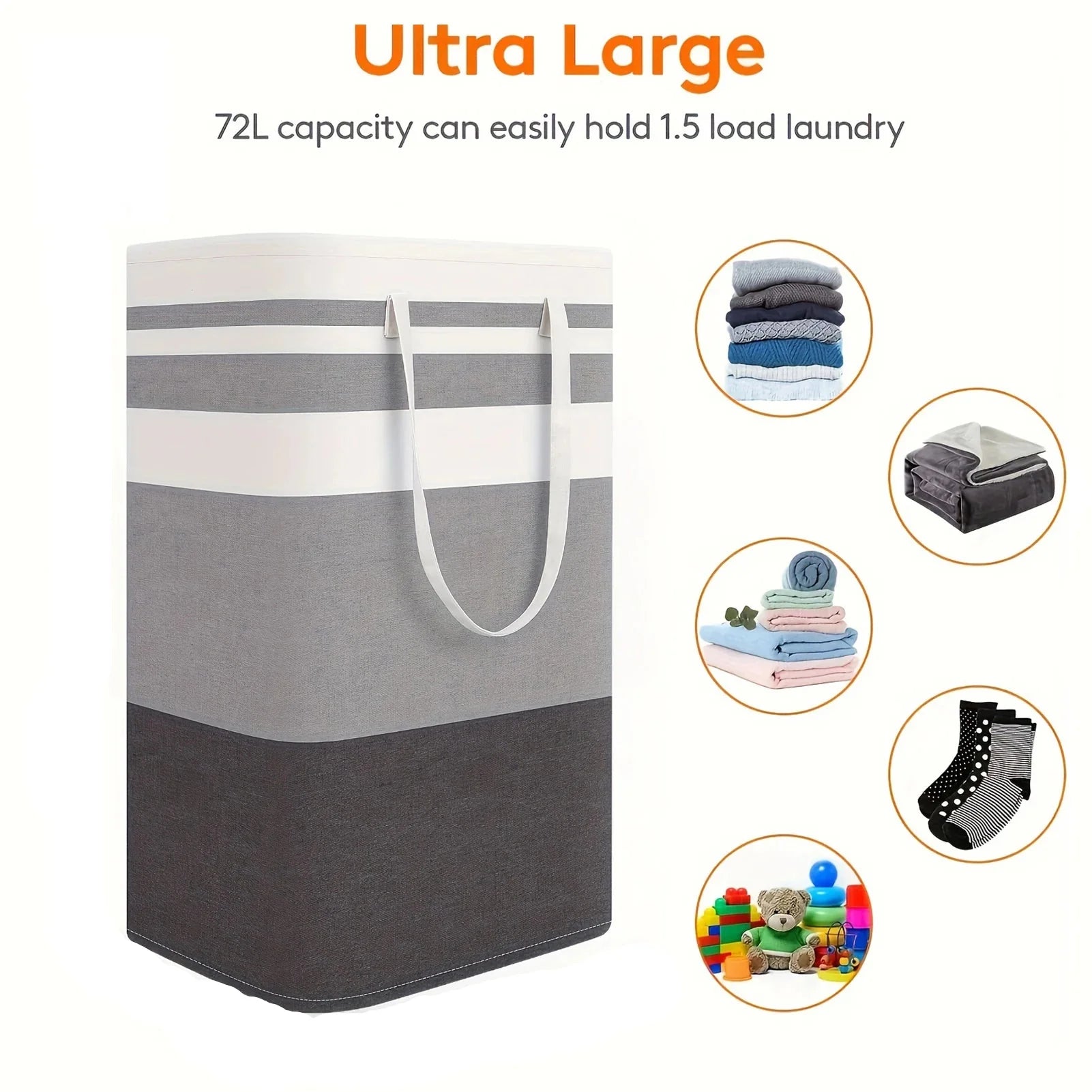 Maqiato | Collapsible Laundry Hamper with Handles