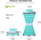 Maqiato | Collapsible Water Bottle with Carabiner
