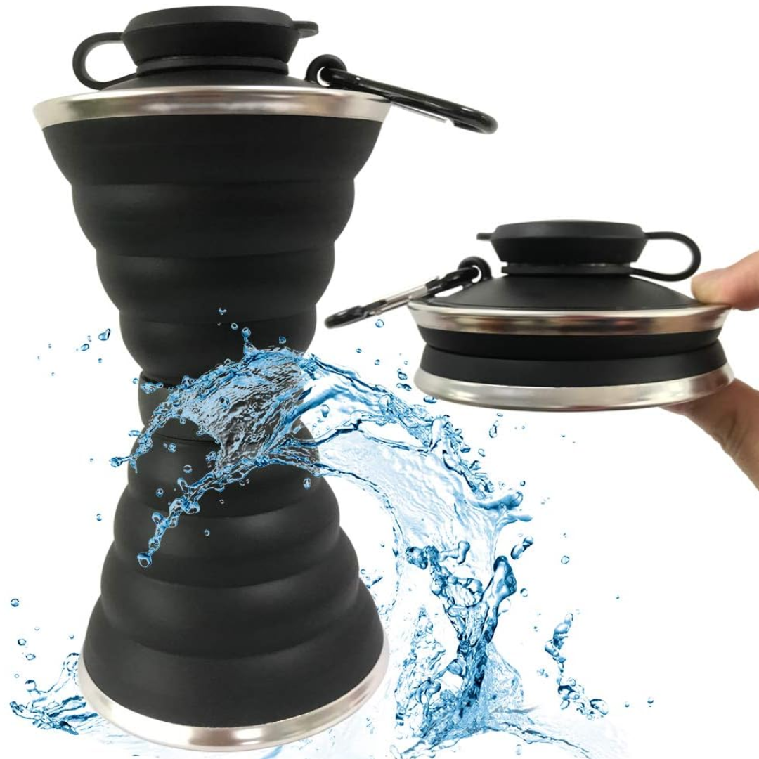 Maqiato | Collapsible Water Bottle with Carabiner