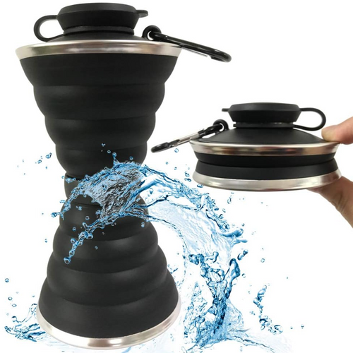 Maqiato | Collapsible Water Bottle with Carabiner
