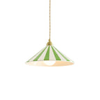 Maqiato | Cone Glass Pendant Light in Colorful Stripes