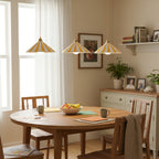 Maqiato | Cone Glass Pendant Light in Colorful Stripes