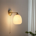 Maqiato | Contemporary Glass & Brass Wall Light