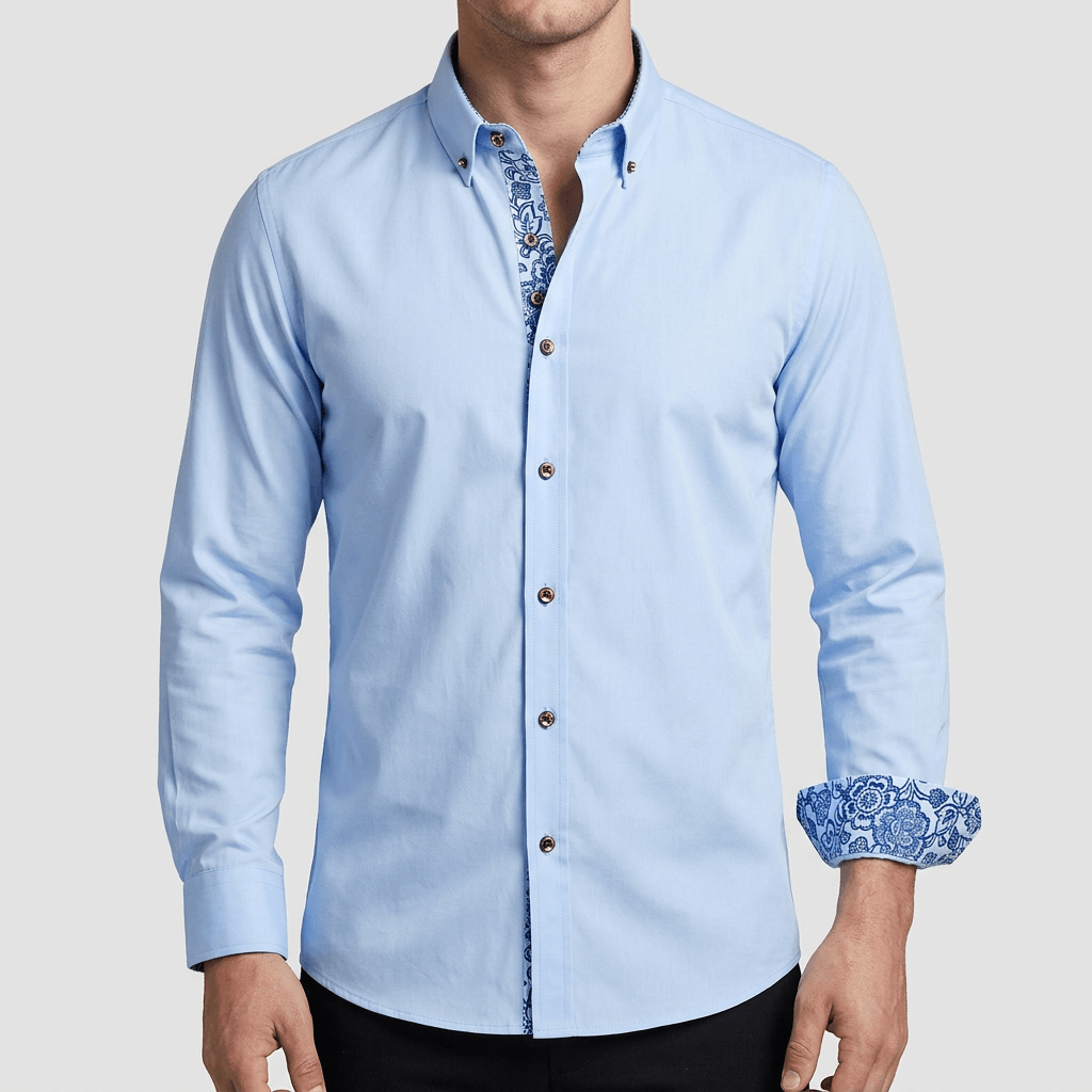 Maqiato | Contrast patterned dress shirt