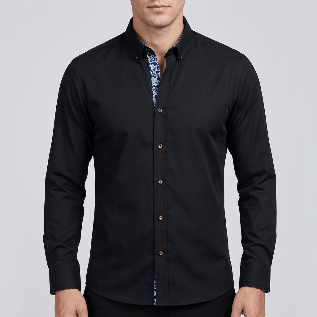 Maqiato | Contrast patterned dress shirt