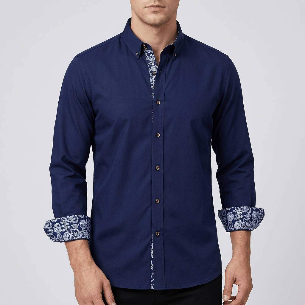 Maqiato | Contrast patterned dress shirt