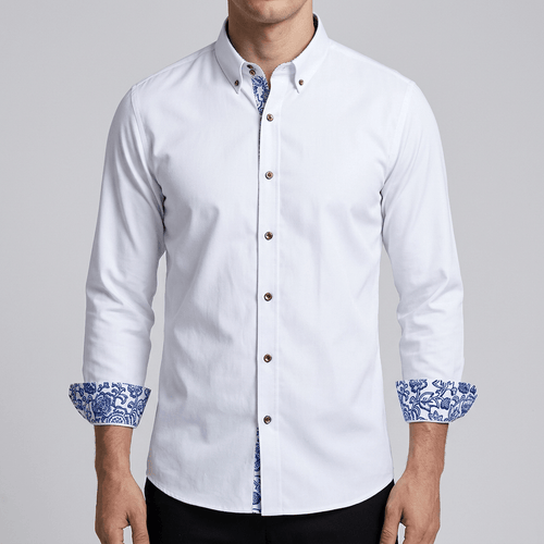 Maqiato | Contrast patterned dress shirt