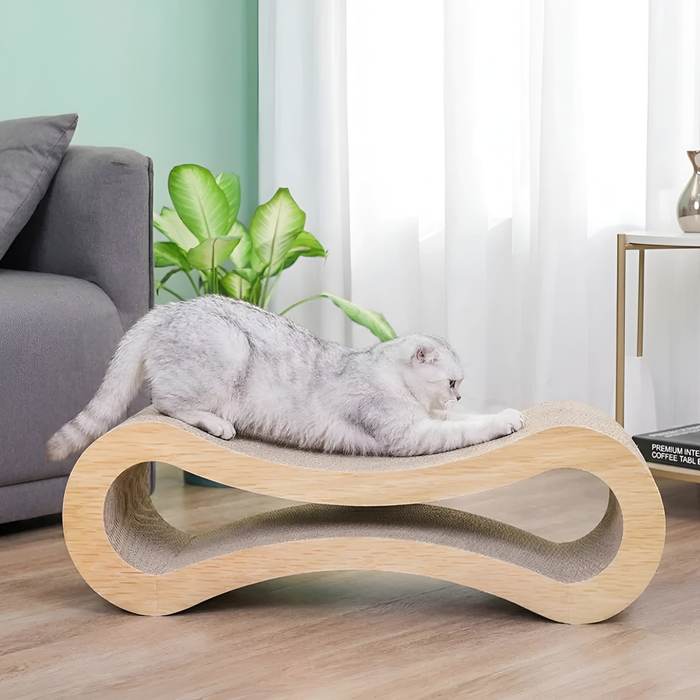 Maqiato | Curved Cat Scratching Lounge Bed