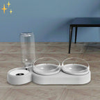 Maqiato | Dual Pet Bowl with Automatic Water Dispenser