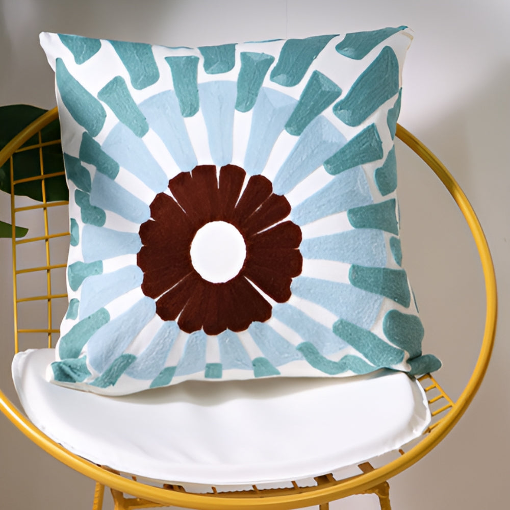 Maqiato | Embroidered Ocean Cushion Cover