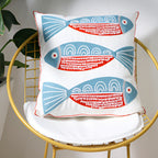Maqiato | Embroidered Ocean Cushion Cover