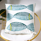 Maqiato | Embroidered Ocean Cushion Cover