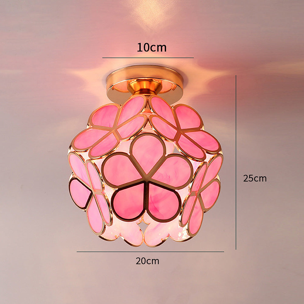 Maqiato | Glass Flower Ceiling Light