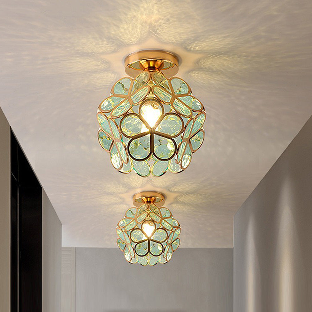 Maqiato | Glass Flower Ceiling Light