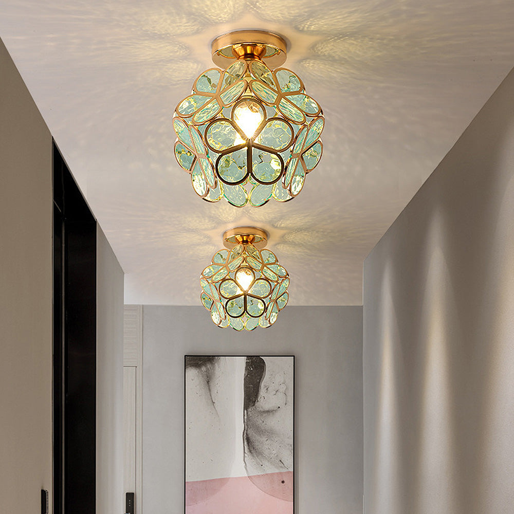 Maqiato | Glass Flower Ceiling Light