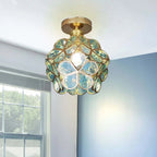 Maqiato | Glass Flower Ceiling Light