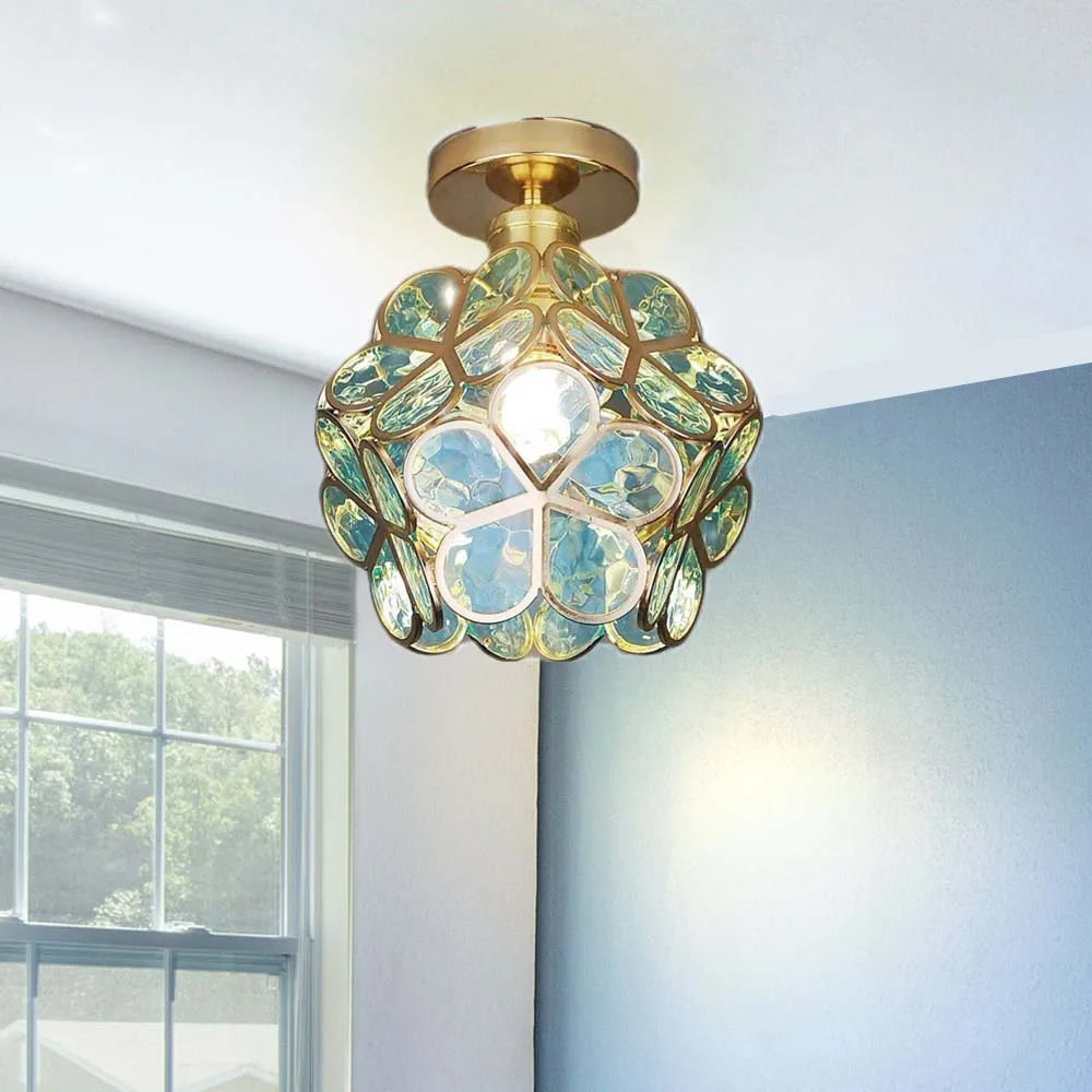 Maqiato | Glass Flower Ceiling Light
