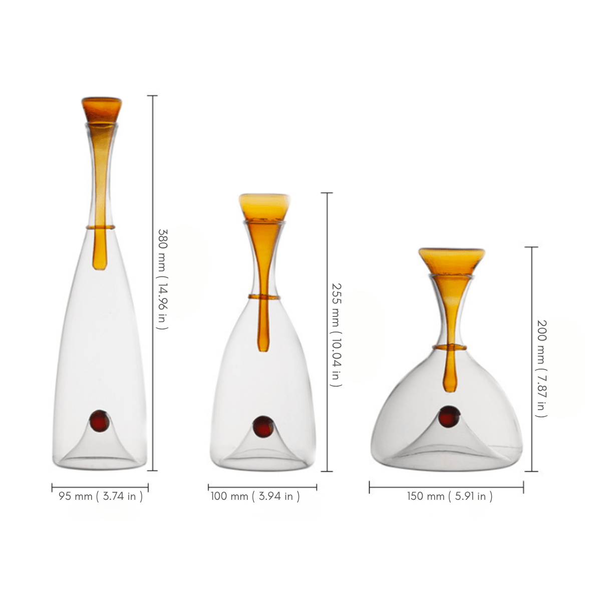 Maqiato | Handcrafted Glass Wine Decanter
