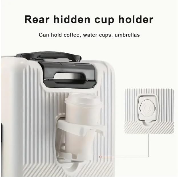 Maqiato | Hard Shell Carry-On with Cup Holder & USB Port