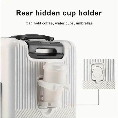 Maqiato | Hard Shell Carry-On with Cup Holder & USB Port