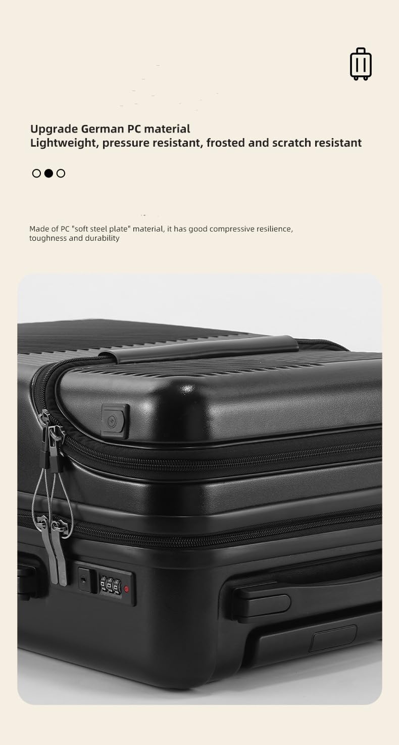 Maqiato | Hard Shell Carry-On with Cup Holder & USB Port